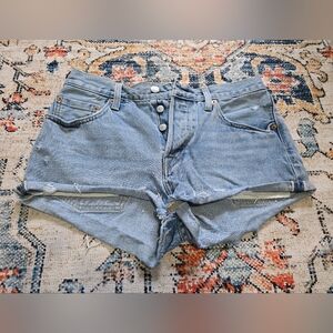Levi's Light Blue Jean Shorts for Women